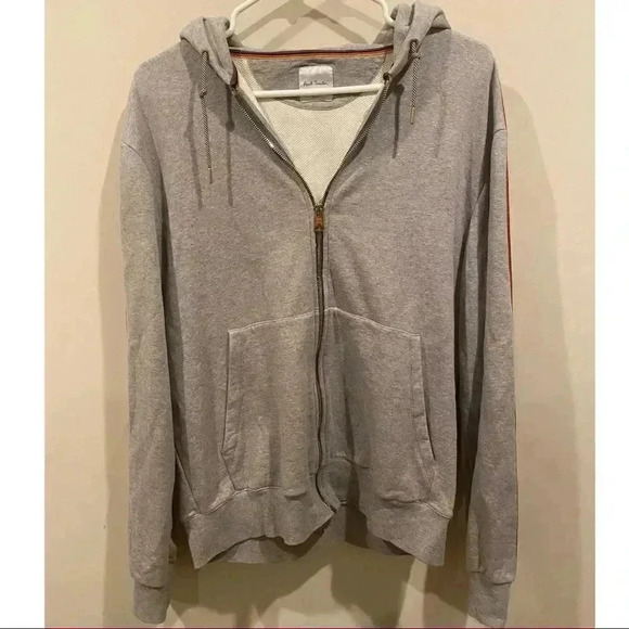 Paul Smith Gray Hoodie 'artist Stripe' - Picture 5 of 9